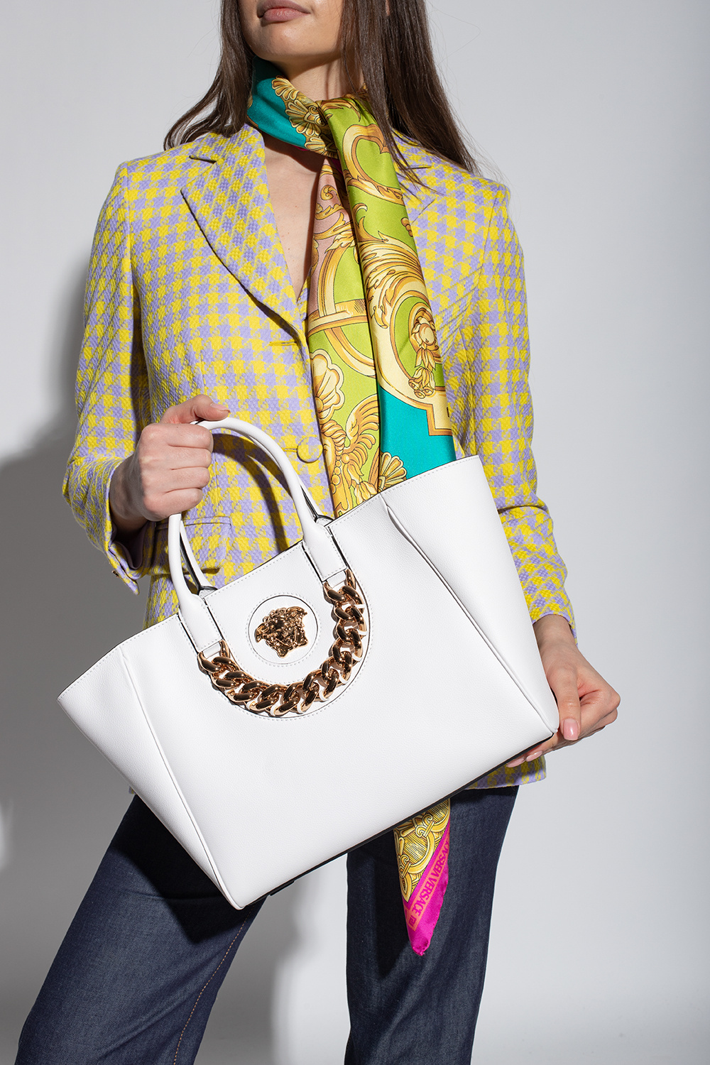 бананка han kjobenhavn triangle bag - White 'La Medusa